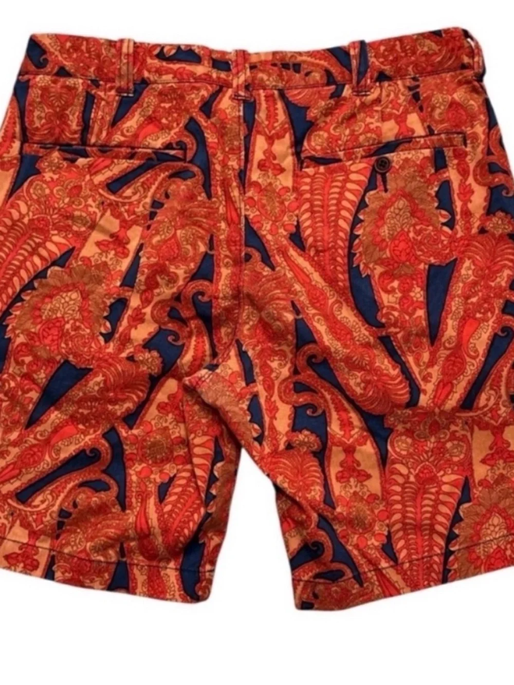 J Crew Stanton Men's Patterned  Paisley Shorts 31